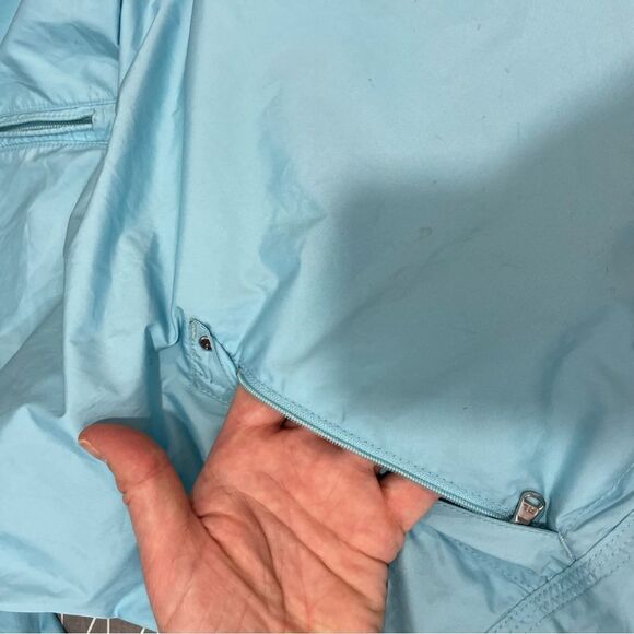 Ralph Lauren Polo Golf Jacket Sky Blue Windbracker Jacket Rain Coat Sport Jacket - Picture 11 of 11